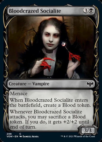 Bloodcrazed Socialite (Showcase) (NM)