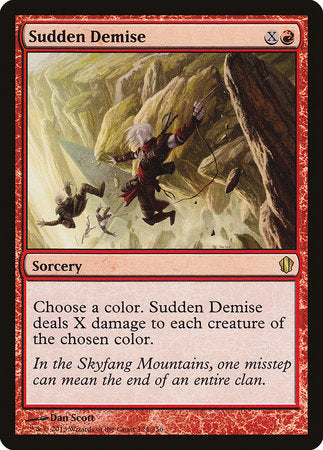 Sudden Demise [Commander 2013] | Exor Games Summserside