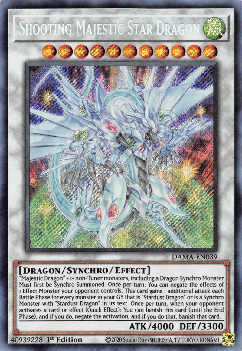 Shooting Majestic Star Dragon [DAMA-EN039] Starlight Rare | Exor Games Summserside