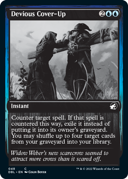 Devious Cover-Up [Innistrad: Double Feature] | Exor Games Summserside