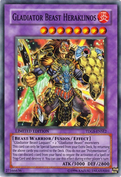 Gladiator Beast Heraklinos [TDGS-ENSE2] Super Rare | Exor Games Summserside