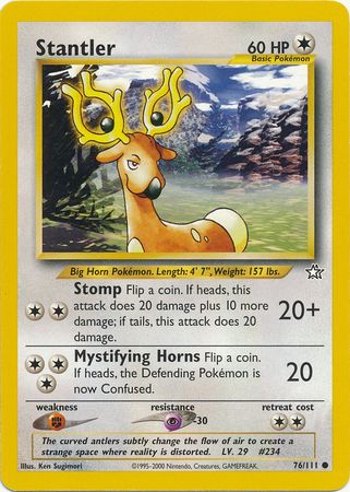 Stantler (76/111) [Neo Genesis Unlimited] | Exor Games Summserside