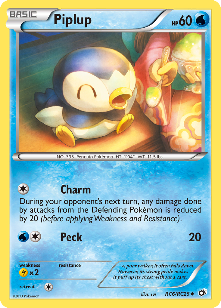 Piplup (RC6/RC25) [Black & White: Legendary Treasures] | Exor Games Summserside