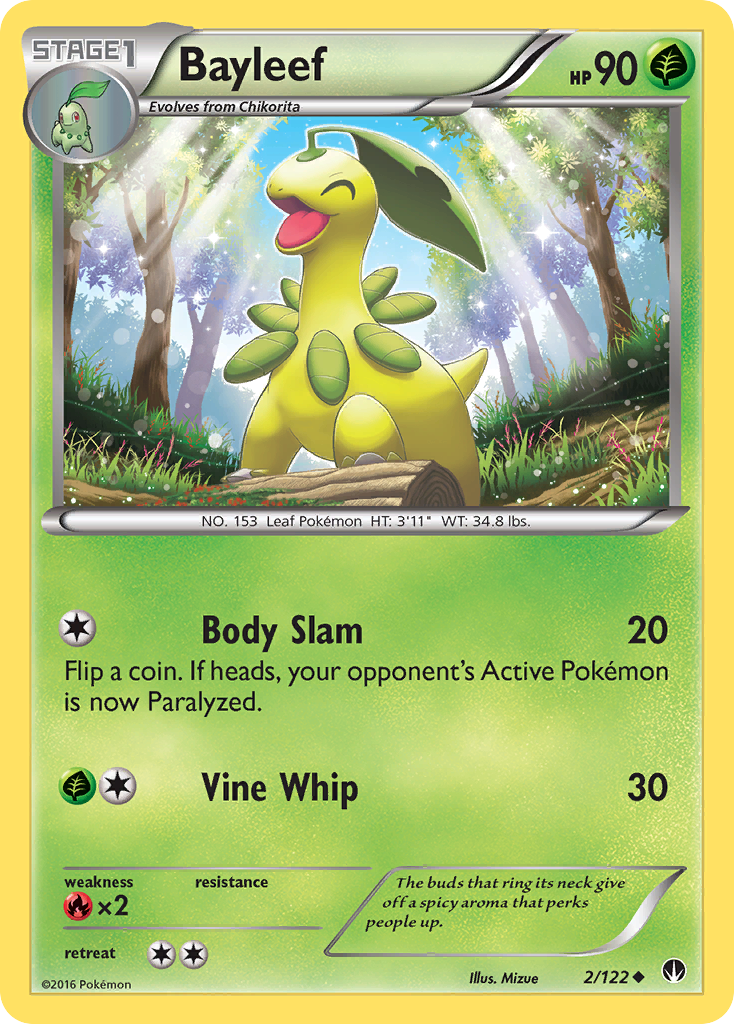 Bayleef (2/122) [XY: BREAKpoint] | Exor Games Summserside