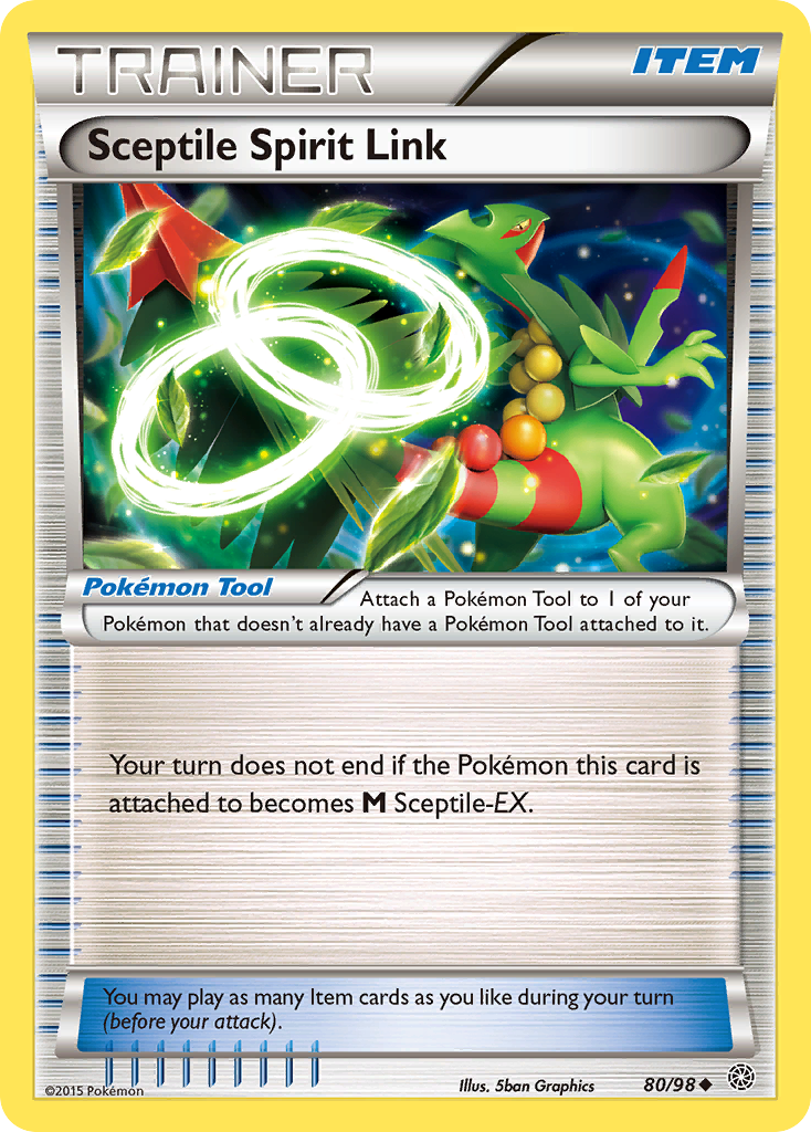 Sceptile Spirit Link (80/98) [XY: Ancient Origins] | Exor Games Summserside