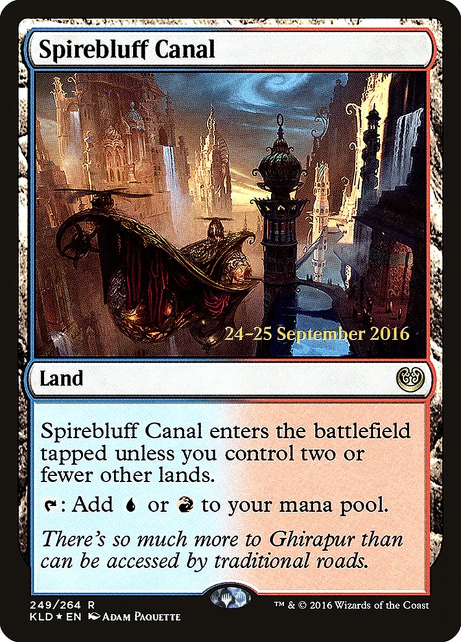 Spirebluff Canal  [Kaladesh Prerelease Promos] | Exor Games Summserside