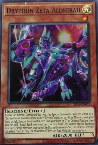 Drytron Zeta Aldhibah [OP16-EN012] Super Rare | Exor Games Summserside