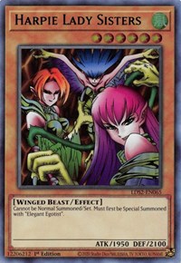 Harpie Lady Sisters (Green) [LDS2-EN065] Ultra Rare | Exor Games Summserside