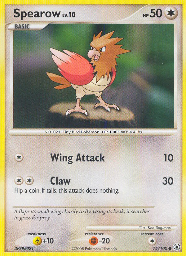 Spearow (74/100) [Diamond & Pearl: Majestic Dawn] | Exor Games Summserside