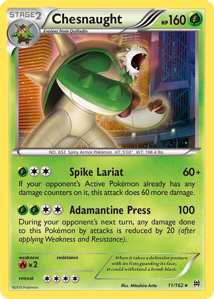 Chesnaught (11/162) [XY: BREAKthrough] | Exor Games Summserside