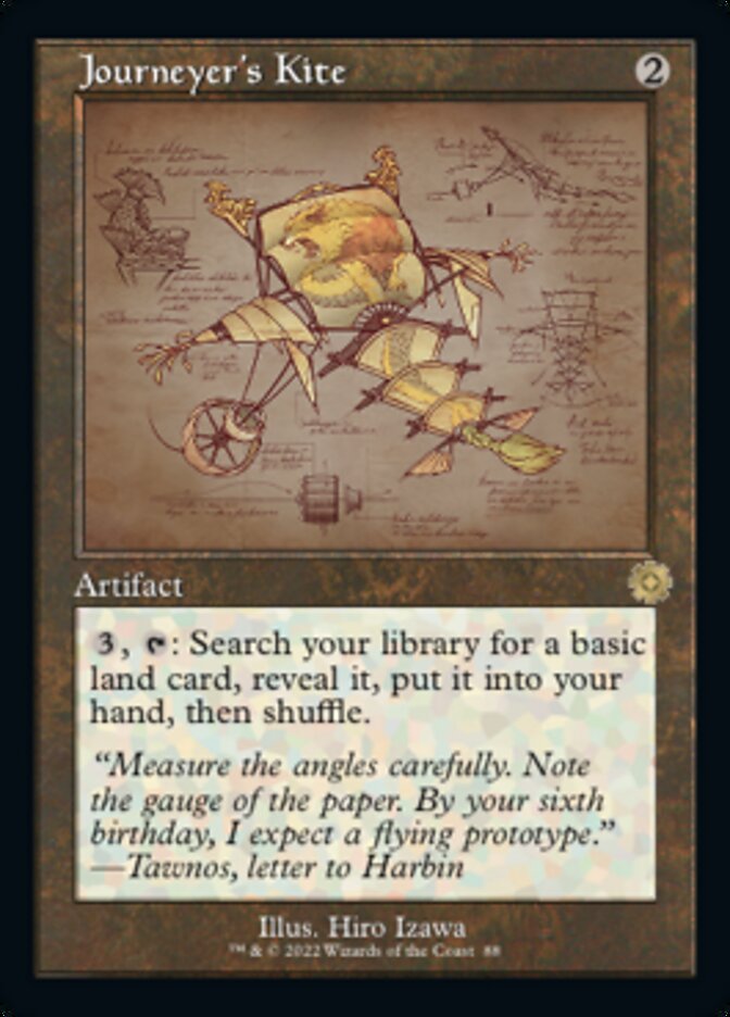 Journeyer's Kite (Retro Schematic) [The Brothers' War Retro Artifacts] | Exor Games Summserside