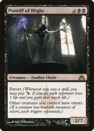 Pontiff of Blight [Dragon's Maze] | Exor Games Summserside