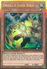 Droll & Lock Bird (Alternate Art) [MAGO-EN006] Gold Rare | Exor Games Summserside