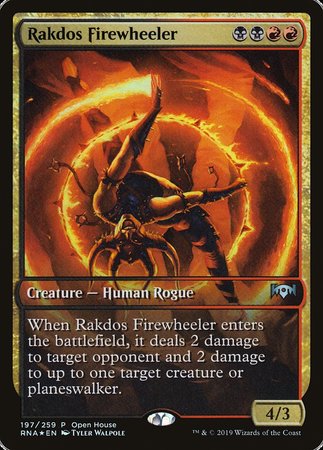 Rakdos Firewheeler [Ravnica Allegiance Promos] | Exor Games Summserside