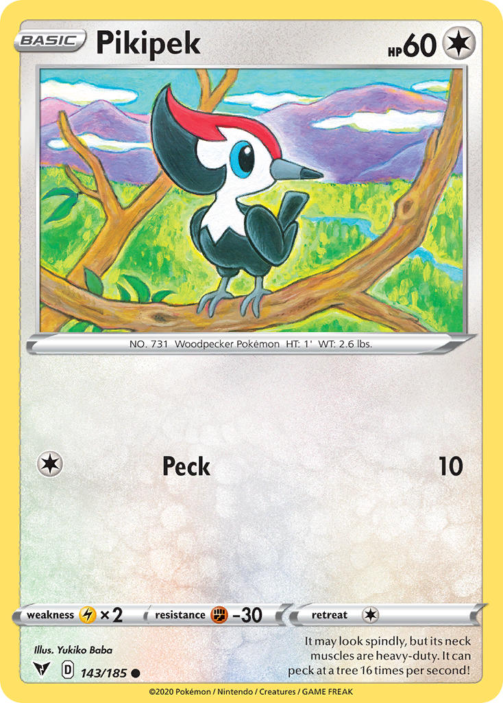 Pikipek (143/185) [Sword & Shield: Vivid Voltage] | Exor Games Summserside