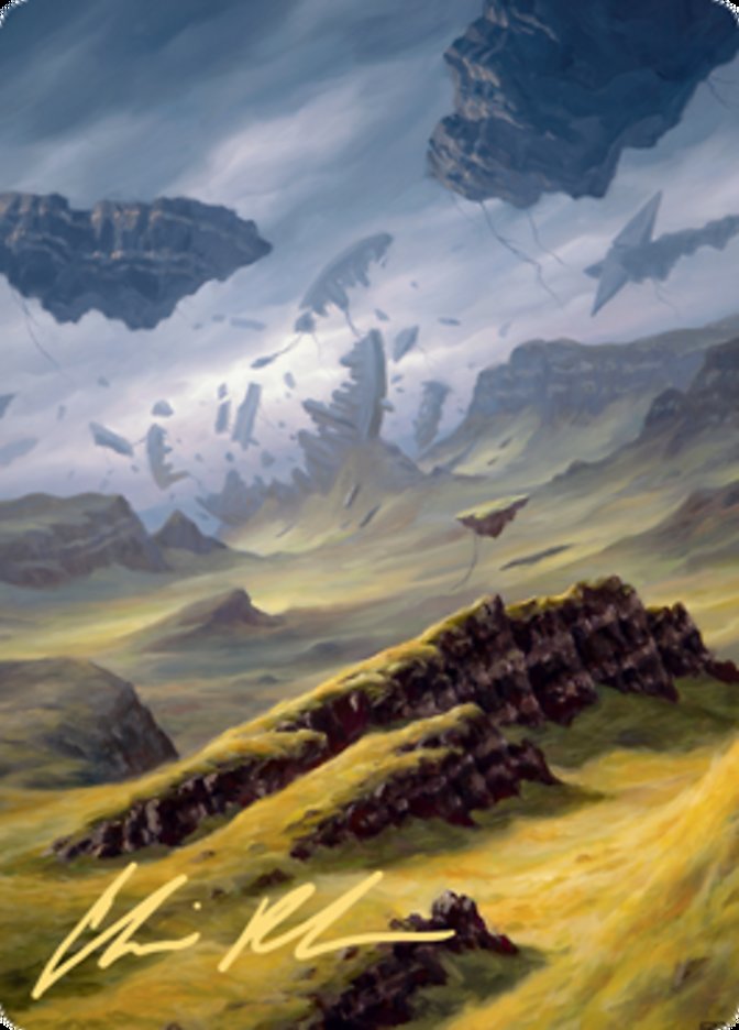 Plains 3 Art Card (Gold-Stamped Signature) [Zendikar Rising Art Series] | Exor Games Summserside