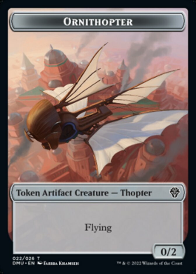 Phyrexian // Ornithopter Double-sided Token [Dominaria United Tokens] | Exor Games Summserside