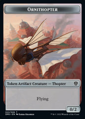 Soldier // Ornithopter Double-sided Token [Dominaria United Tokens] | Exor Games Summserside