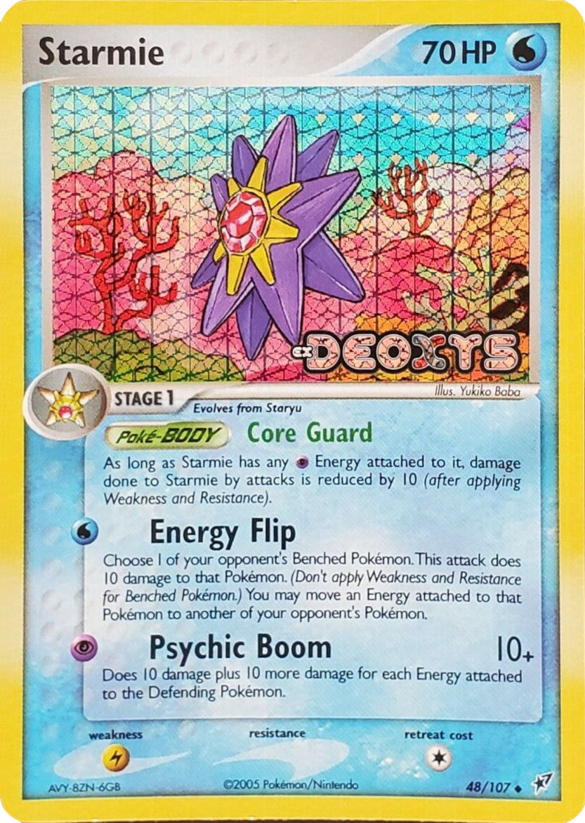 Starmie (48/107) (Stamped) [EX: Deoxys] | Exor Games Summserside