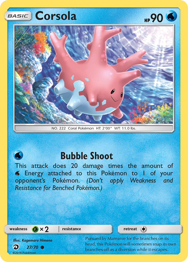 Corsola (27/70) [Sun & Moon: Dragon Majesty] | Exor Games Summserside