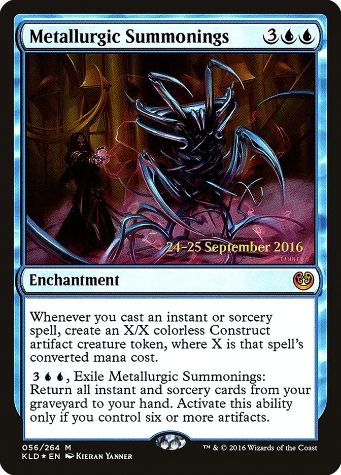 Metallurgic Summonings  [Kaladesh Prerelease Promos] | Exor Games Summserside