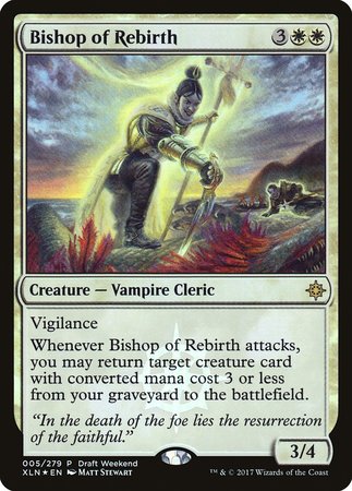 Bishop of Rebirth [Ixalan Promos] | Exor Games Summserside