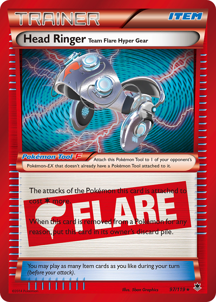 Head Ringer Team Flare Hyper Gear (97/119) [XY: Phantom Forces] | Exor Games Summserside