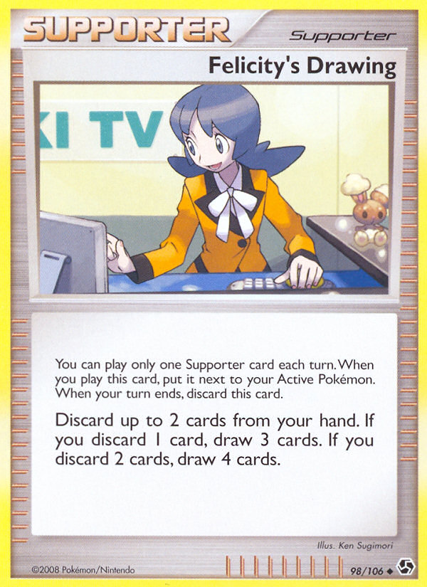 Felicity's Drawing (98/106) [Diamond & Pearl: Great Encounters] | Exor Games Summserside