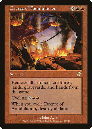 Decree of Annihilation [Scourge] | Exor Games Summserside