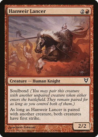 Hanweir Lancer [Avacyn Restored] | Exor Games Summserside