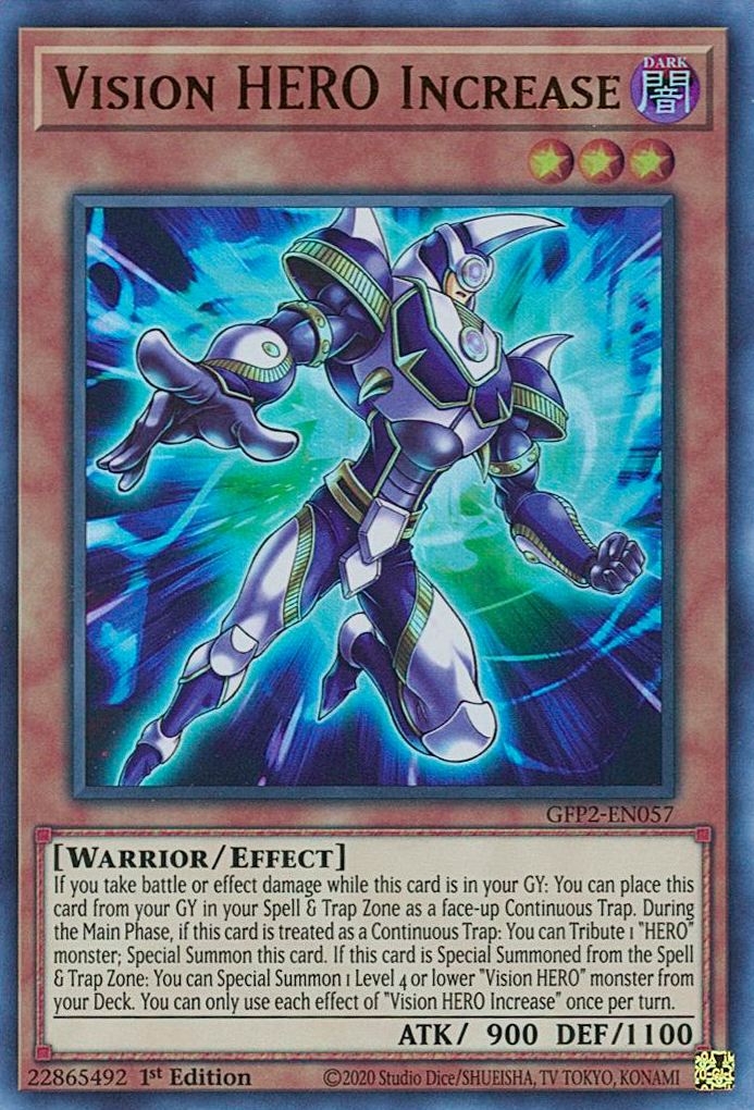 Vision HERO Increase [GFP2-EN057] Ultra Rare | Exor Games Summserside