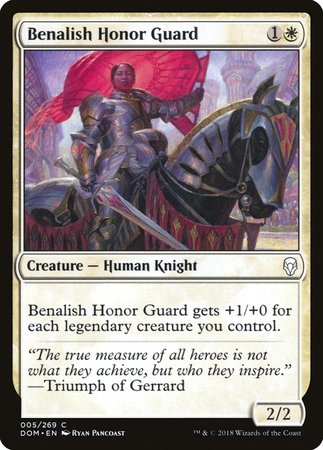 Benalish Honor Guard [Dominaria] | Exor Games Summserside