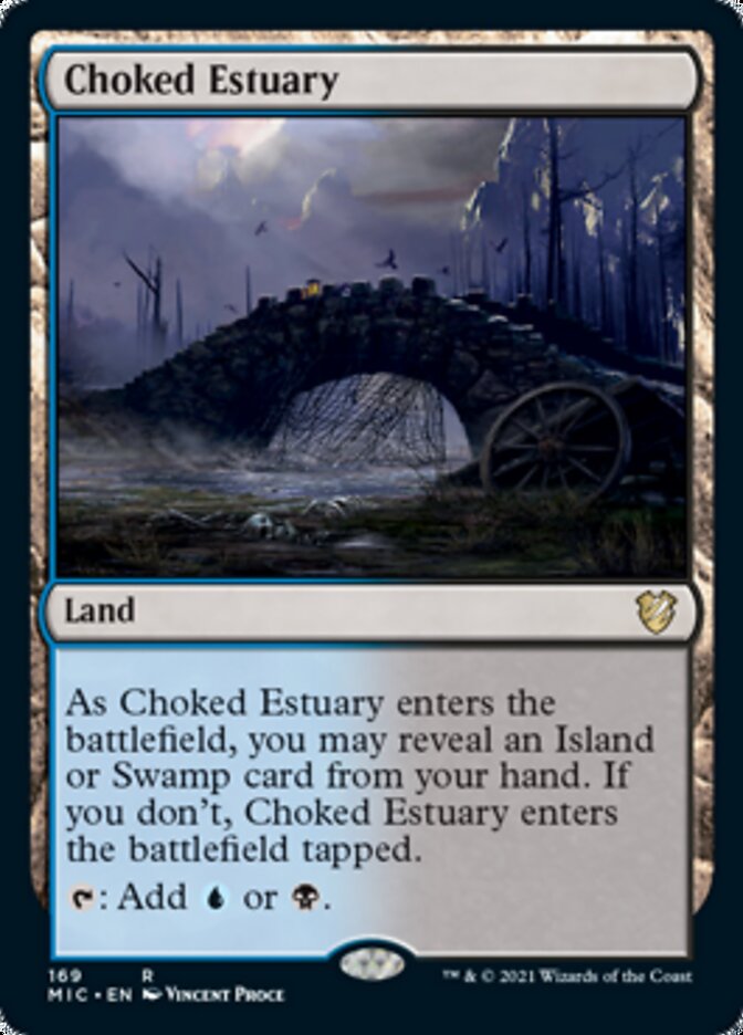 Choked Estuary [Innistrad: Midnight Hunt Commander] | Exor Games Summserside