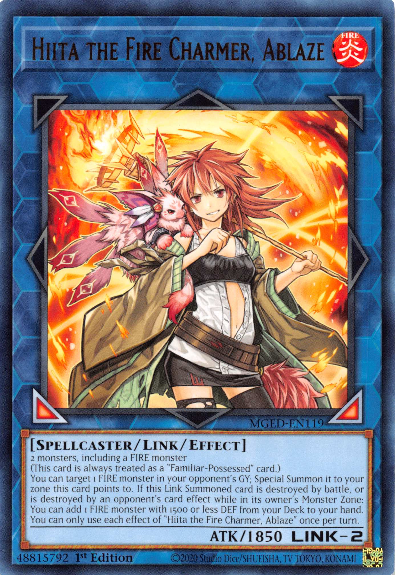 Hiita the Fire Charmer, Ablaze [MGED-EN119] Rare | Exor Games Summserside