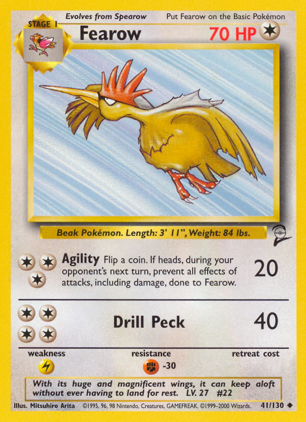 Fearow (41/130) [Base Set 2] | Exor Games Summserside