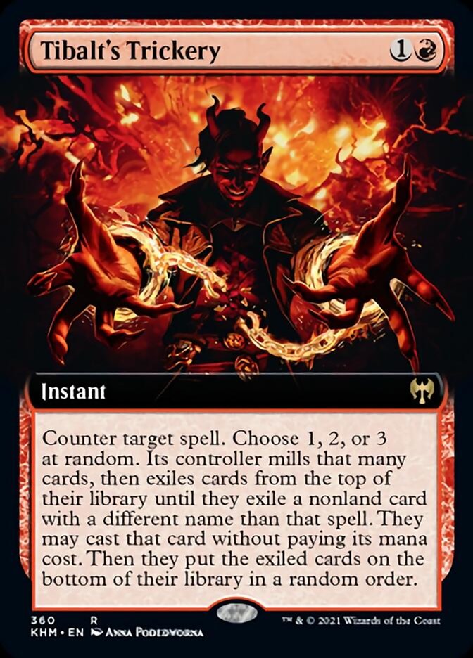 Tibalt's Trickery (Extended Art) [Kaldheim] | Exor Games Summserside