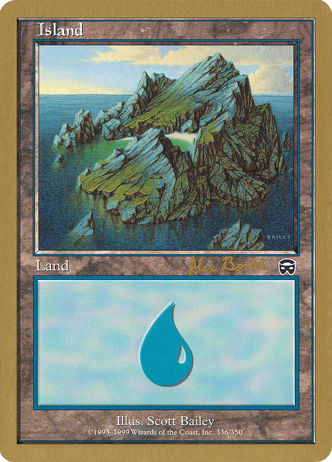 Island (ab336) (Alex Borteh) [World Championship Decks 2001] | Exor Games Summserside