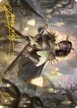 Sungold Sentinel Art Card (Gold-Stamped Signature) [Innistrad: Midnight Hunt Art Series] | Exor Games Summserside