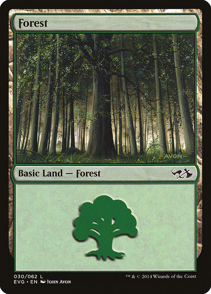 Forest (30) (Elves vs. Goblins) [Duel Decks Anthology] | Exor Games Summserside