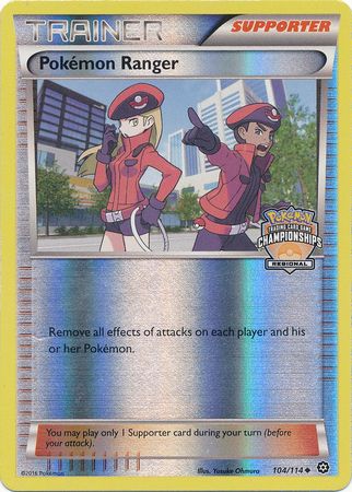 Pokemon Ranger (104/114) (Championship Promo) [XY: Steam Siege] | Exor Games Summserside