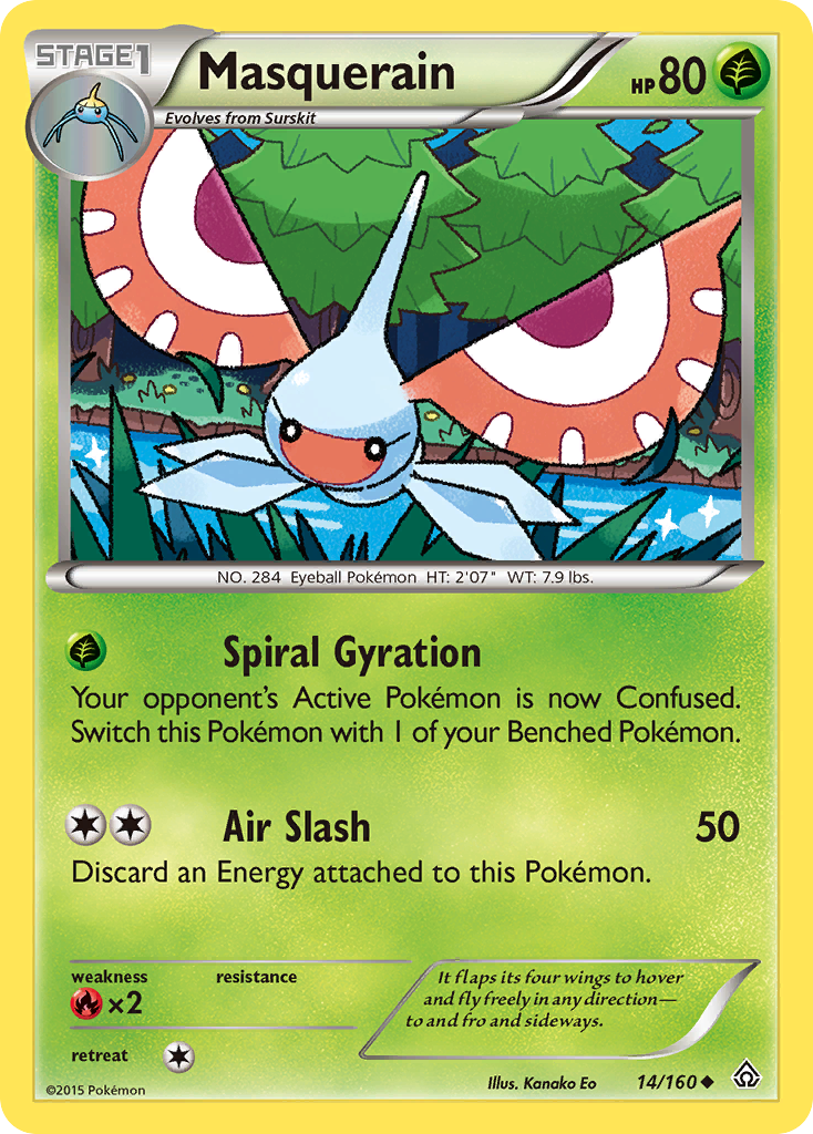 Masquerain (14/160) [XY: Primal Clash] | Exor Games Summserside