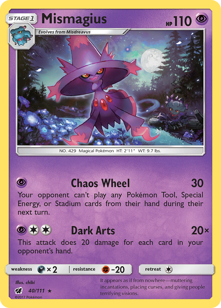 Mismagius (40/111) [Sun & Moon: Crimson Invasion] | Exor Games Summserside