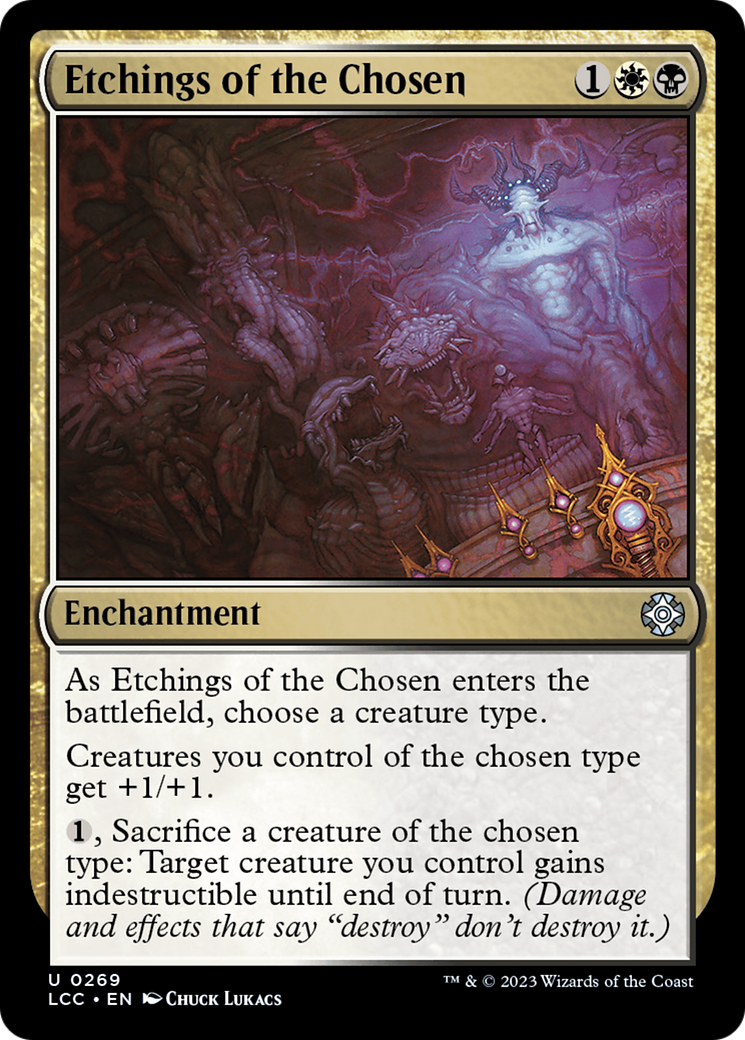 Etchings of the Chosen [The Lost Caverns of Ixalan Commander] | Exor Games Summserside