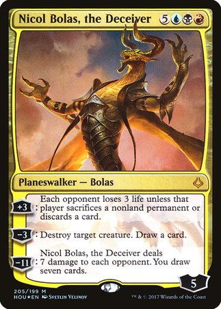 Nicol Bolas, the Deceiver [Hour of Devastation] | Exor Games Summserside