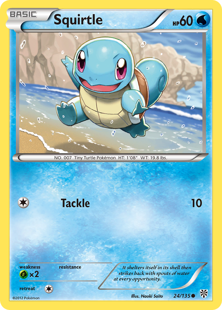 Squirtle (24/135) [Black & White: Plasma Storm] | Exor Games Summserside