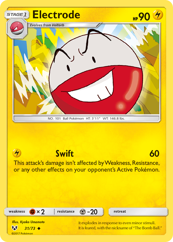 Electrode (31/73) [Sun & Moon: Shining Legends] | Exor Games Summserside