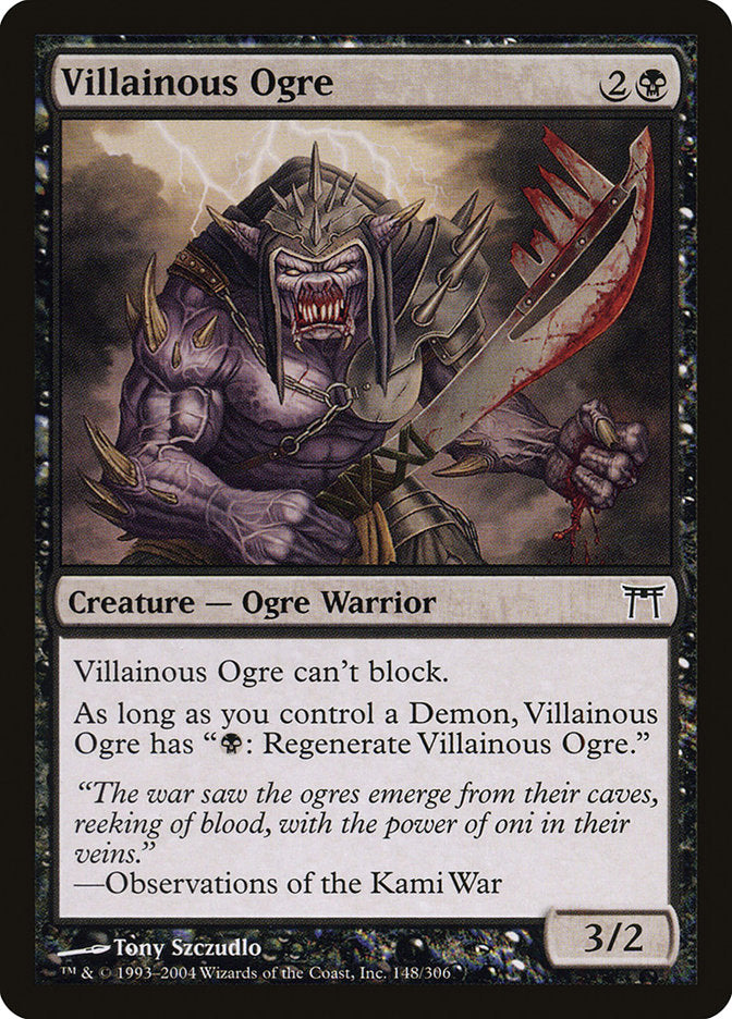 Villainous Ogre [Champions of Kamigawa] | Exor Games Summserside