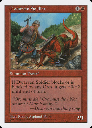 Dwarven Soldier [Fifth Edition] | Exor Games Summserside