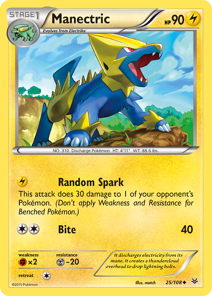 Manectric (25/108) [XY: Roaring Skies] | Exor Games Summserside