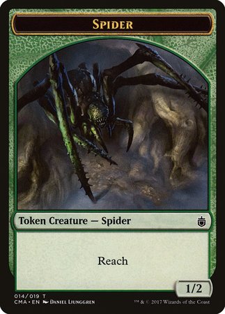 Spider Token (014) [Commander Anthology Tokens] | Exor Games Summserside